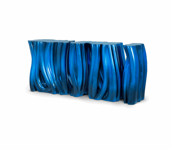 Дизайнерская консоль Monochrome blue 2