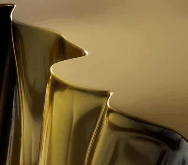 Дизайнерская консоль Monochrome gold 2