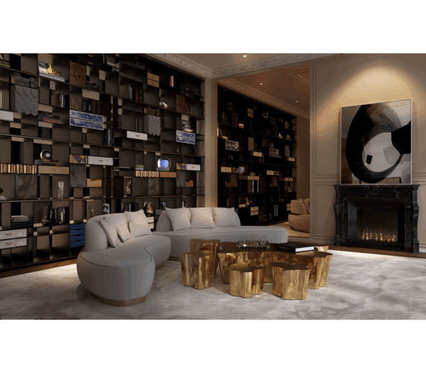 Дизайнерский диван Odette от BOCA DO LOBO (Португалия)