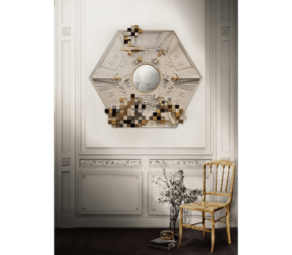 Дизайнерское зеркало Piccadilly от BOCA DO LOBO (Португалия)