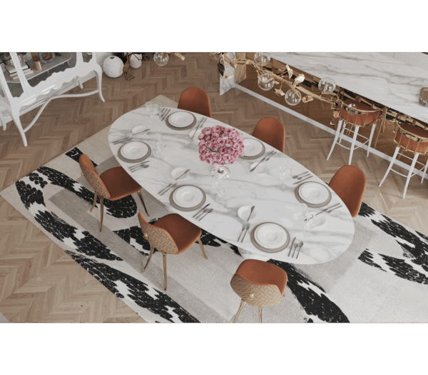 Дизайнерский стол Pietra Oval Xl Estremoz 3