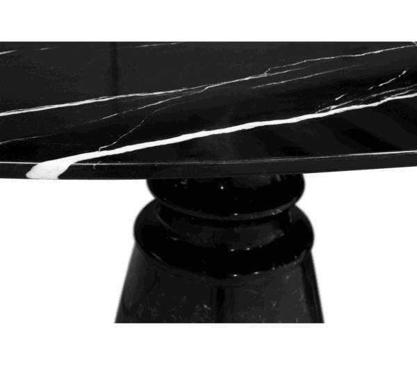 Дизайнерский стол Pietra Oval XL Nero Marquina 2