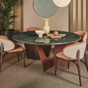 Итальянский стол Pinnacle round от TURRI