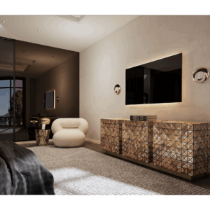 Дизайнерский комод Pixel anodized 7