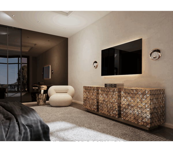 Дизайнерский комод Pixel anodized 7