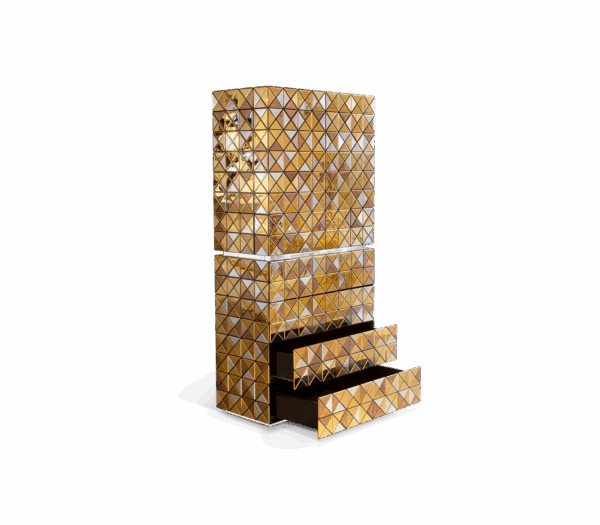 Дизайнерский шкаф Pixel anodized от BOCA DO LOBO (Португалия)