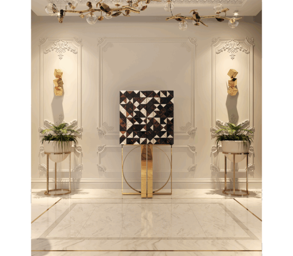 Дизайнерский шкаф Pixel walnut от BOCA DO LOBO (Португалия)