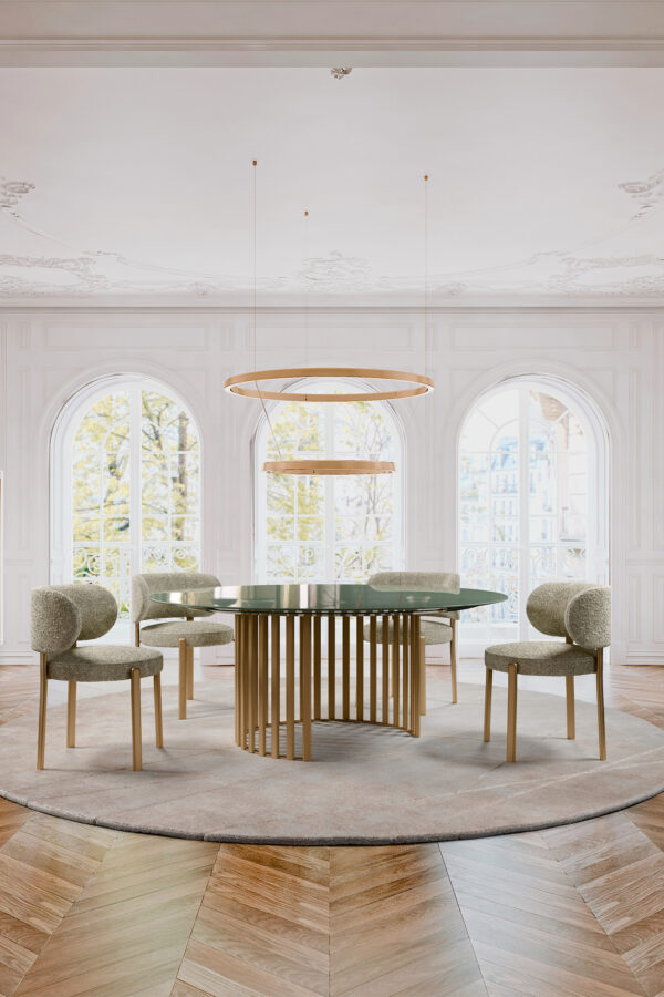 Итальянский стол Roma round 3