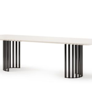 Итальянский стол Roma table metal base от TURRI