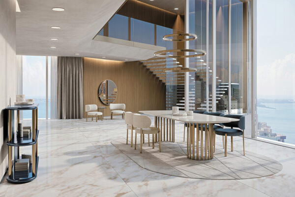 Итальянский стол Roma table metal base 3