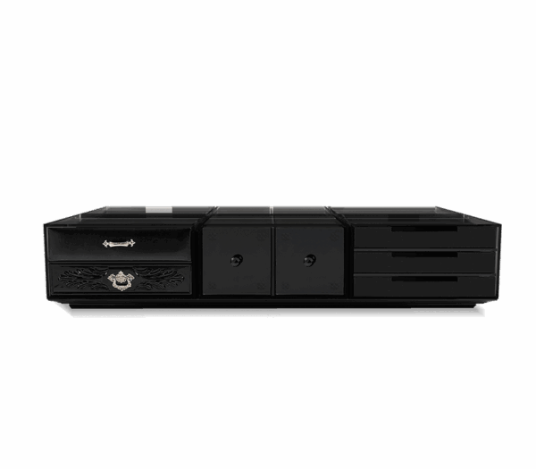 Дизайнерский столик Soho black от BOCA DO LOBO (Португалия)