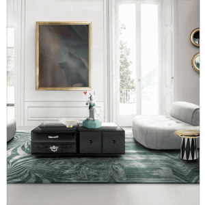 Дизайнерский столик Soho black от BOCA DO LOBO (Португалия)