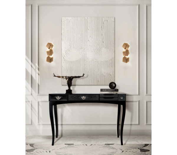 Дизайнерская консоль Soho black от BOCA DO LOBO (Португалия)