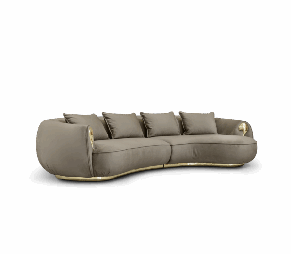 Дизайнерский диван Soleil curved 2