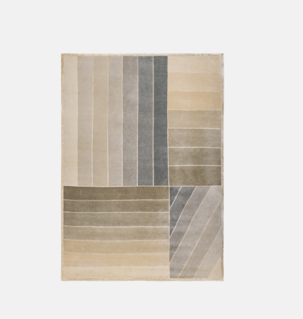 Итальянский ковер Zero with green stripes от TURRI