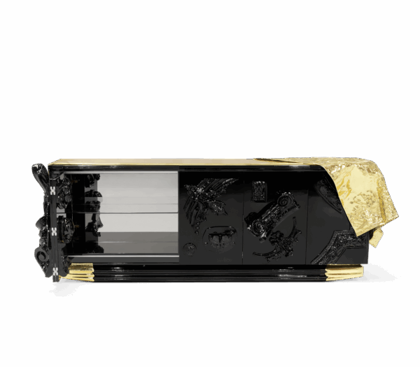 Дизайнерский комод Voltaire black 2