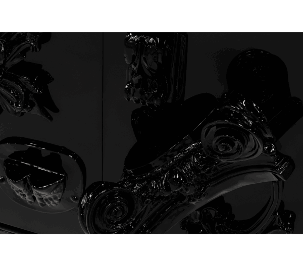 Дизайнерский комод Voltaire black 3