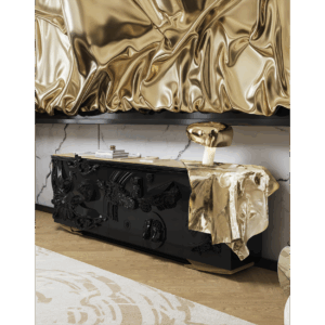 Дизайнерский комод Voltaire black от BOCA DO LOBO (Португалия)