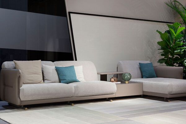 Итальянский ковер Zero with green stripes от TURRI