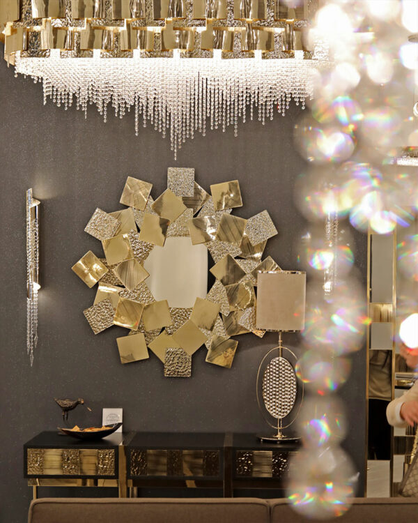 Дизайнерское зеркало Mondrian 3