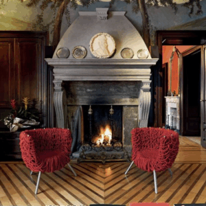 Итальянское кресло Vermelha от Edra