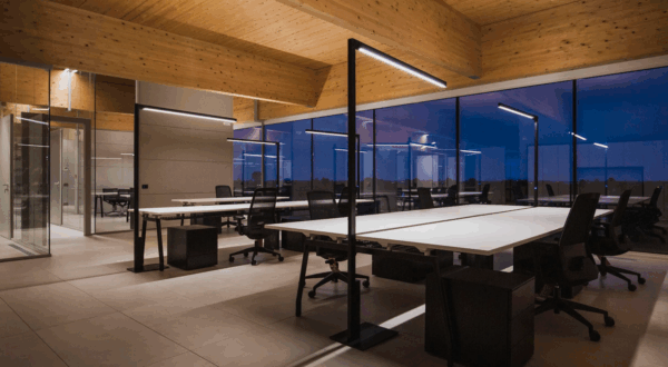 Итальянский напольный торшер Crane от Olevlight