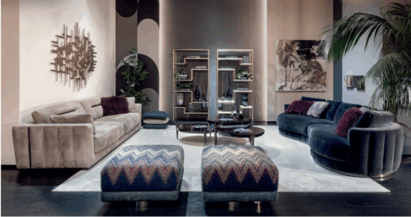 Итальянский диван Bellagio от MINOTTICOLLEZIONI