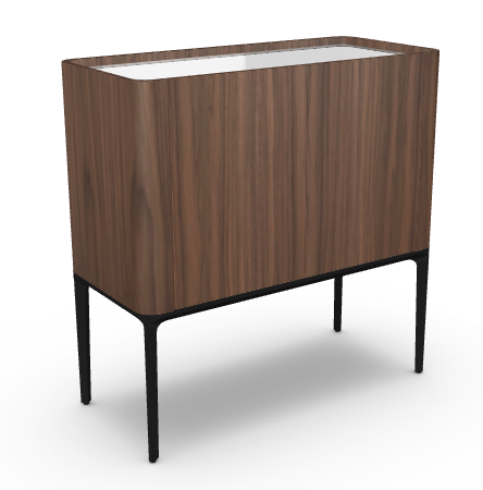 Итальянский Высокий комод MADIA SLIM 2 DOORS 3