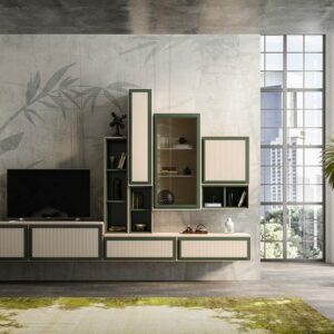 Итальянский книжный шкаф PR.864.4 от Stella de Mobile