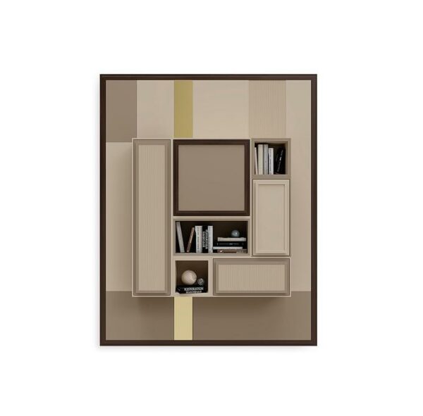 Итальянский книжный шкаф PR.864.1 от Stella de Mobile