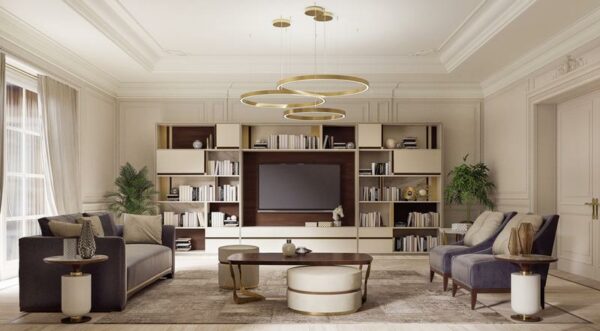 Итальянский книжный шкаф PR.850.1 2