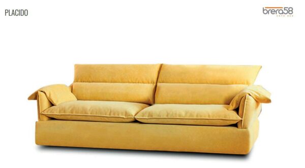Итальянский раскладной диван PLACIDO 245cm  с матрасом ESR-Memory 13см от бренда BRERA58  by Franco Ferri 