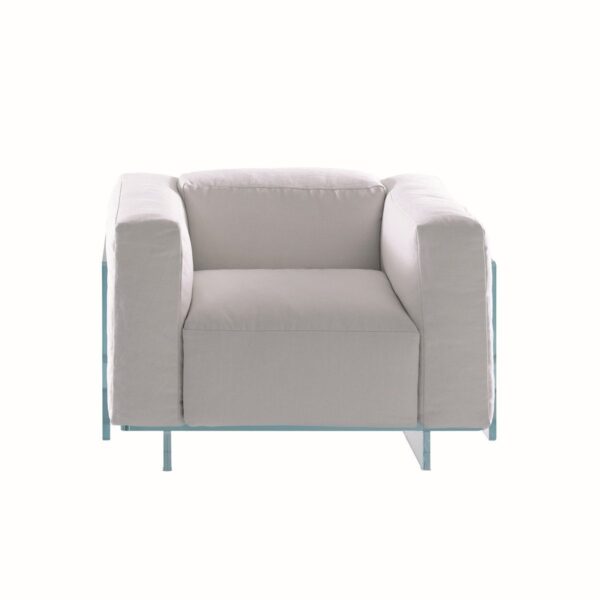 Итальянское кресло Crystal Lounge от Glasitalia