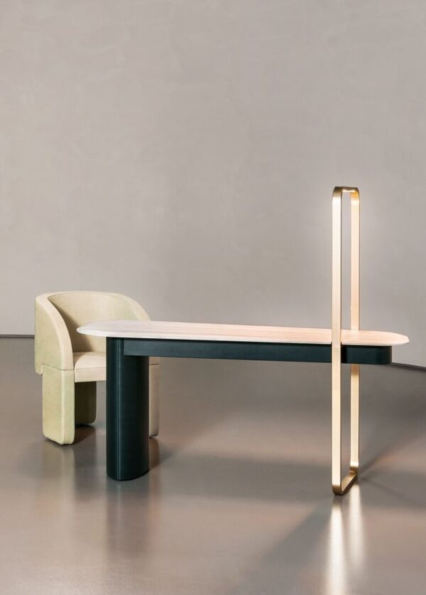 Итальянский стол ELLIPSE LIGHT UP от Baxter