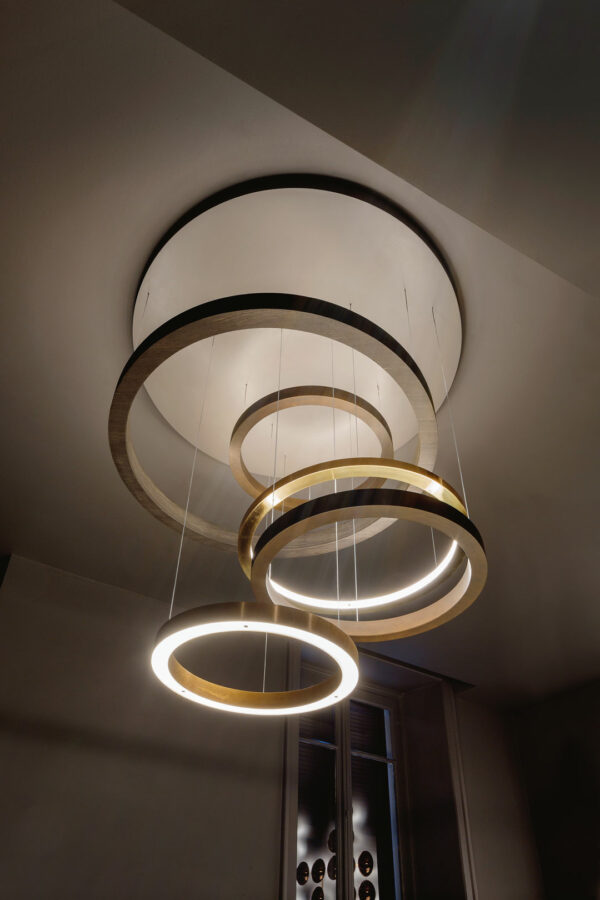 Итальянский подвесной светильник Light 5 Ring Multimateric 2