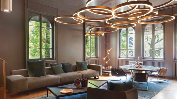 Итальянский подвесной светильник Light Ring Horizontal 5