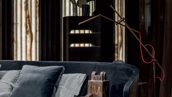 Итальянский напольный торшер Pipe Floor Light 5