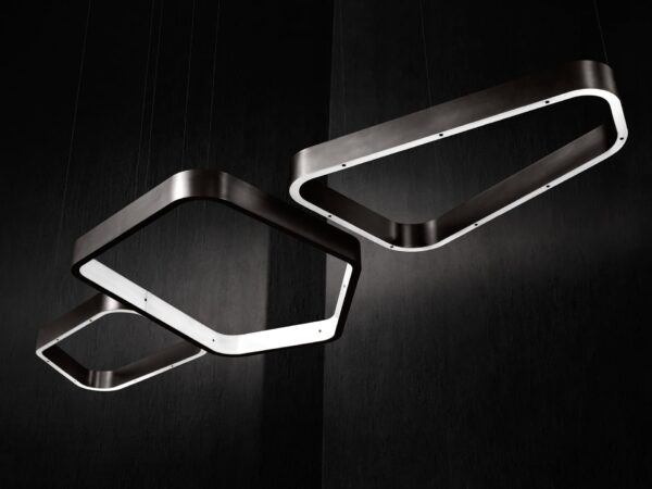 Итальянский подвесной светильник Evo Light Ring Polygonal Evo от Henge