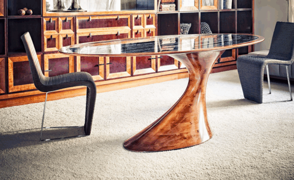 Итальянский стол C1412 - Bend от ANNIBALE COLOMBO