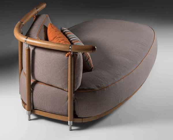 Итальянский шезлонг A1696 - Camomilla от ANNIBALE COLOMBO