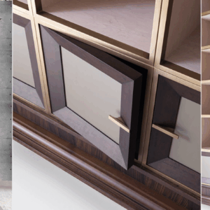 Итальянский книжный шкаф L1478 2