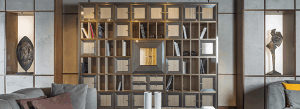 Итальянский книжный шкаф W1393 от ANNIBALE COLOMBO