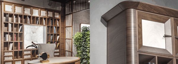 Итальянский книжный шкаф L1478 от ANNIBALE COLOMBO