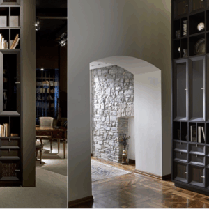 Итальянский книжный шкаф W1393 3