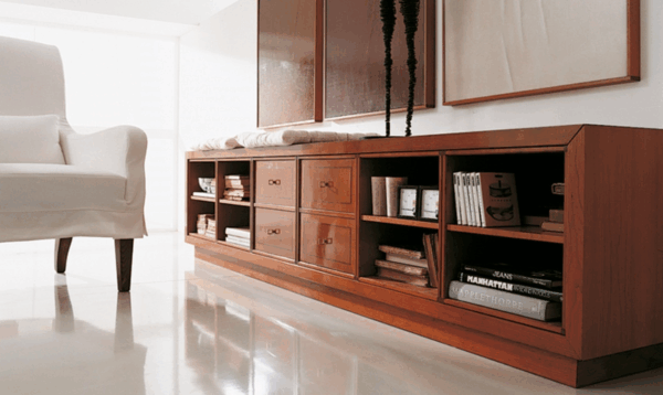 Итальянский книжный шкаф W1240 от ANNIBALE COLOMBO