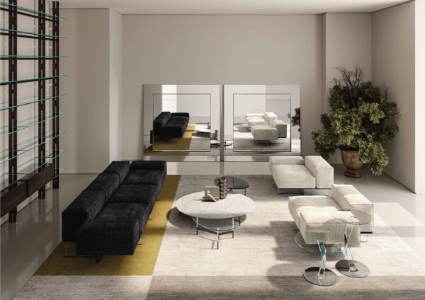 Итальянский диван Soft glass 2