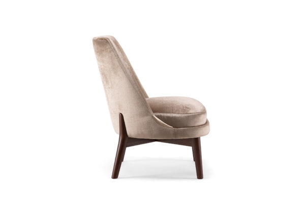 Итальянское кресло CELINE LOUNGE CHAIR 077 P от Tirolo