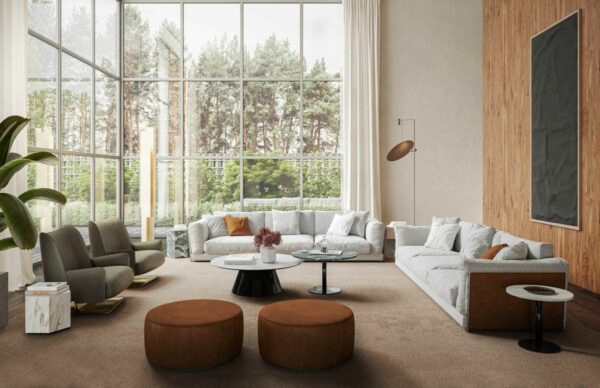 Итальянский диван Framed 3