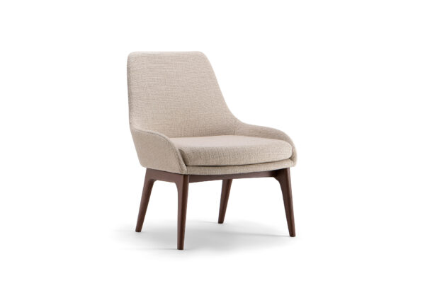 Итальянский стул JO LOUNGE CHAIR 058 P от Tirolo