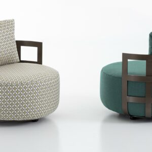 Итальянское кресло Dafne Round от Rugiano